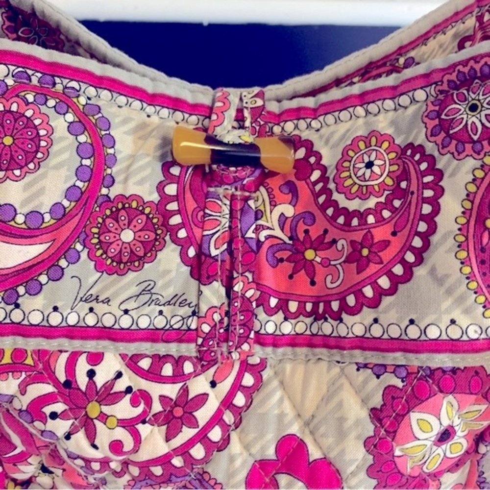 Vera Bradley Paisley Meets Plaid Tote Bag - Picture 3 of 13